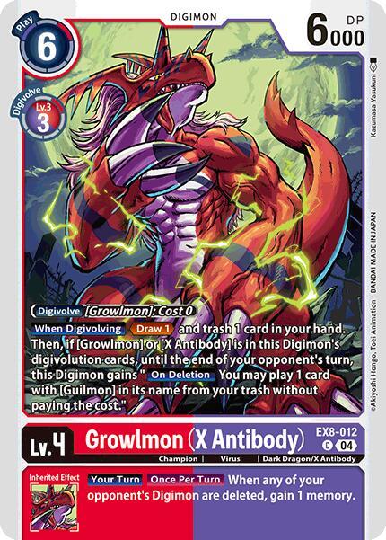 Growlmon (X Antibody) card image