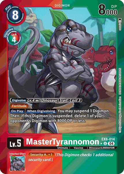 MasterTyrannomon (Limited Foil) card image