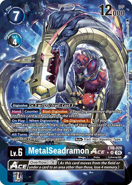 MetalSeadramon ACE (Alternate Art) card image