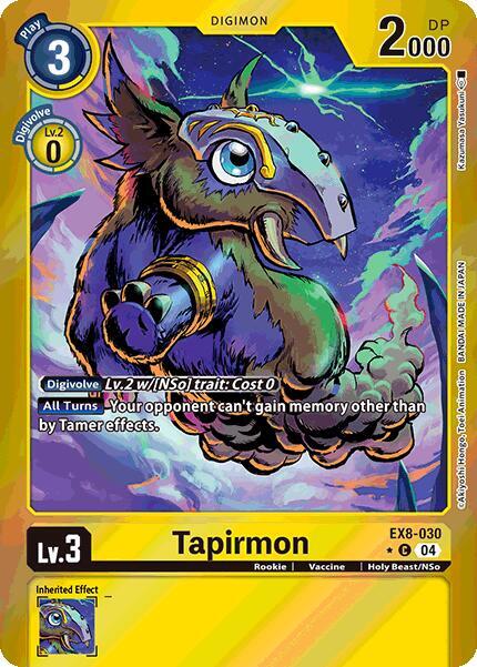 Tapirmon (Limited Foil) card image