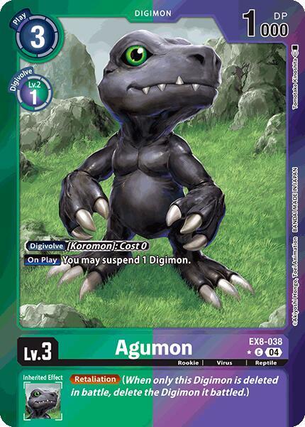 Agumon - EX8-038 (Limited Foil) card image
