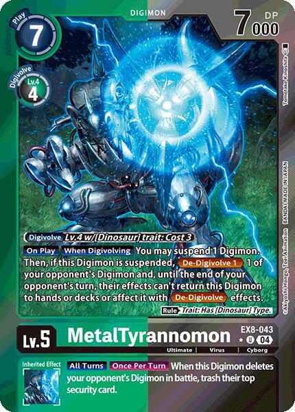 MetalTyrannomon (Limited Foil) card image