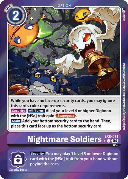 Nightmare Soldiers (Limited Foil) card image