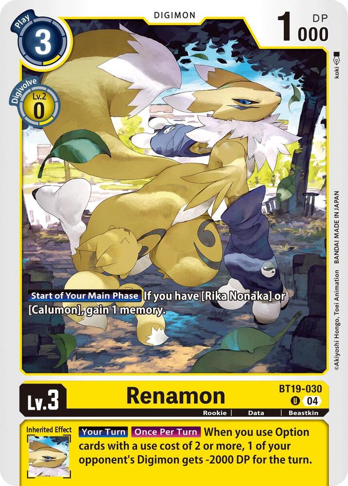 Renamon card image
