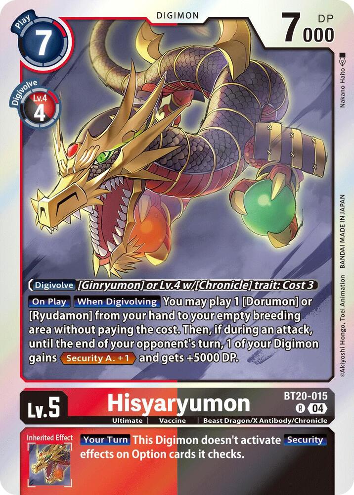 Hisyaryumon card image