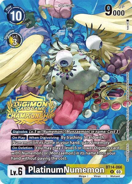 PlatinumNumemon (Championship 2024 Gold Stamp Card Set) card image