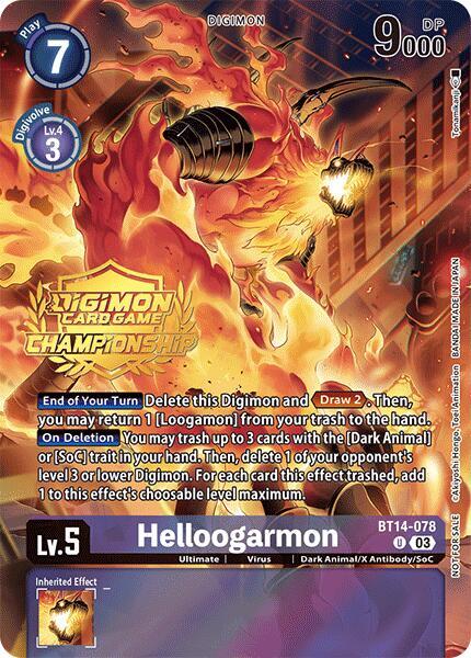 Helloogarmon (Championship 2024 Tamers Pack) card image