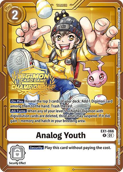 Analog Youth (Championship 2024 Tamers Pack) card image