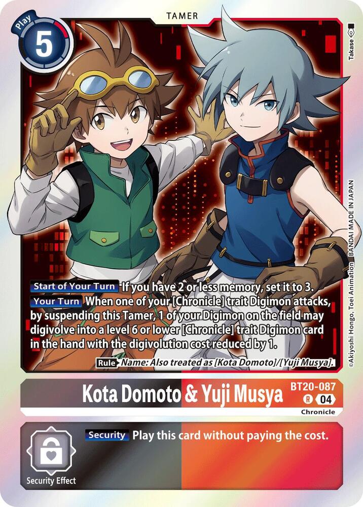 Kota Domoto & Yuji Musya card image