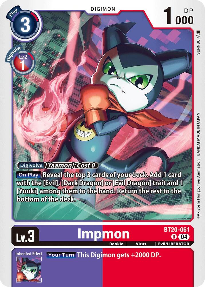 Impmon - BT20-061 card image