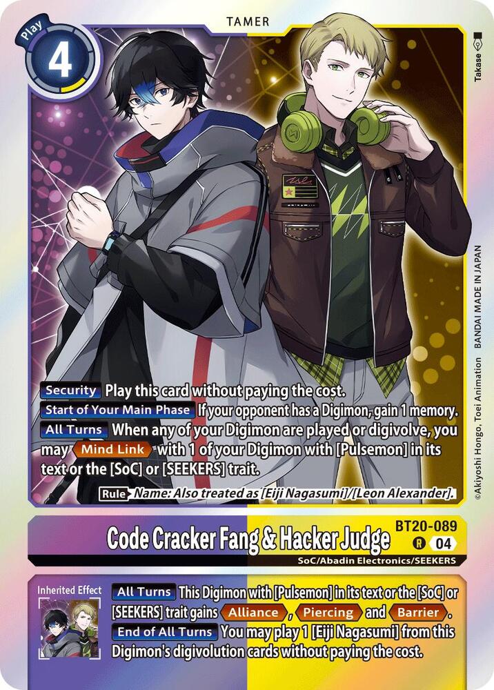 Code Cracker Fang & Hacker Judge card image