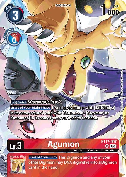 Agumon (Omnimon Binder Set) card image