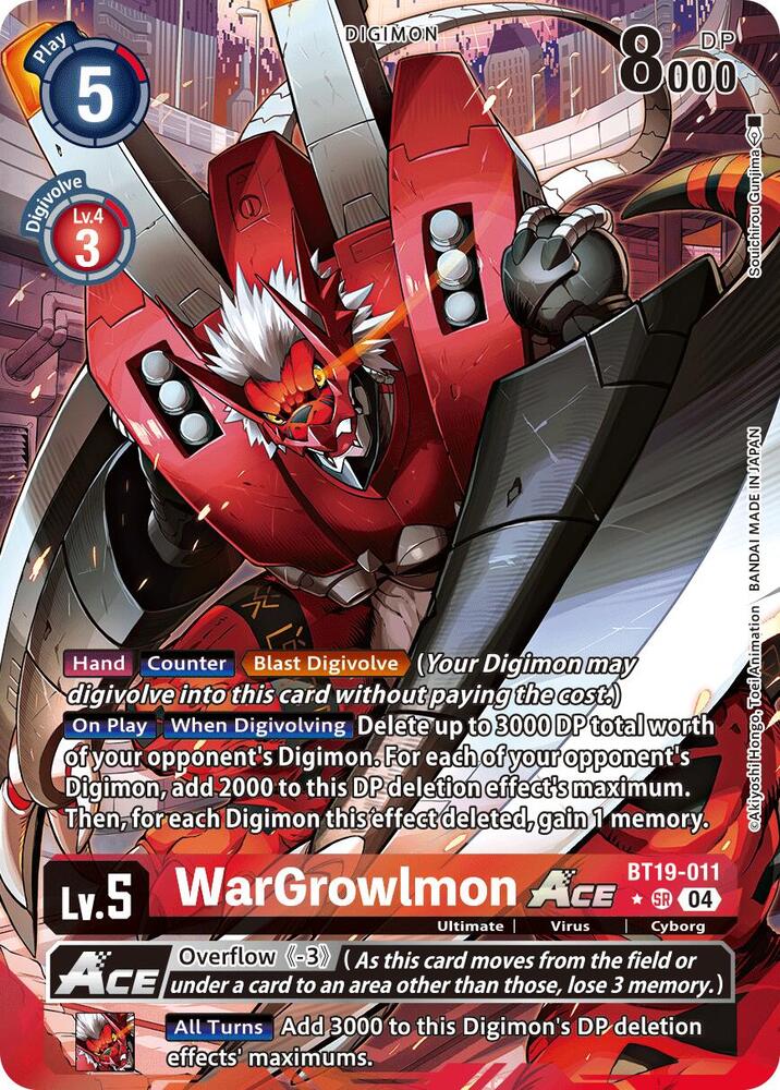 WarGrowlmon ACE (Alternate Art) card image
