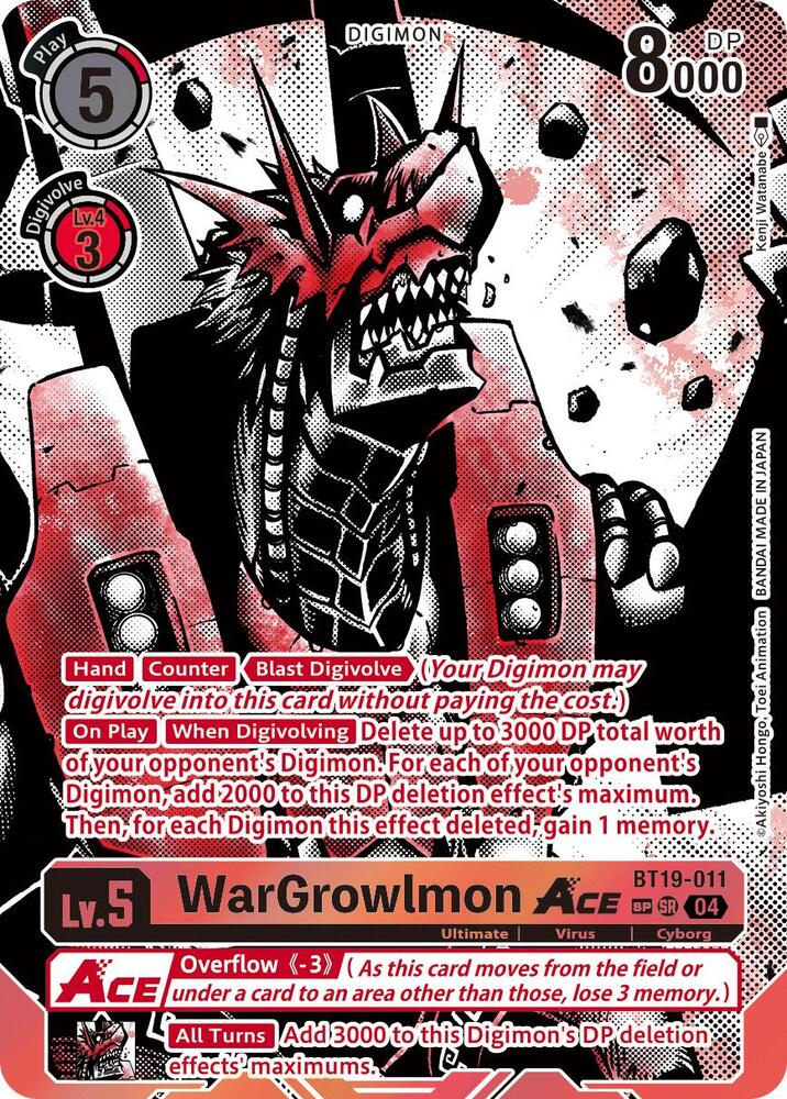 WarGrowlmon ACE (Textured) card image