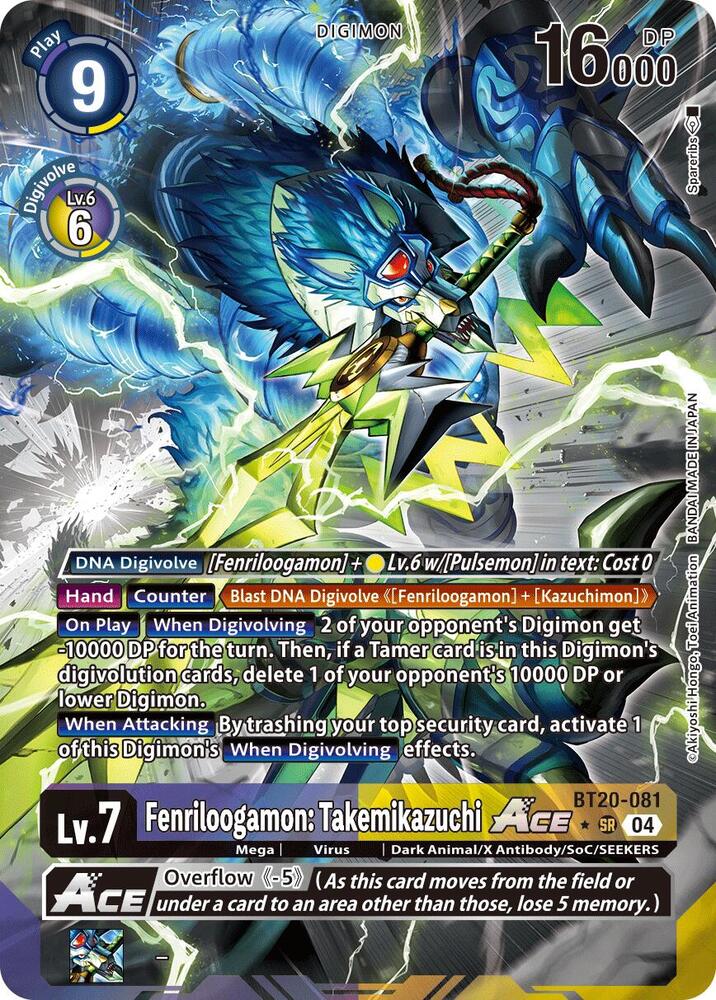 Fenriloogamon: Takemikazuchi ACE (Alternate Art) card image