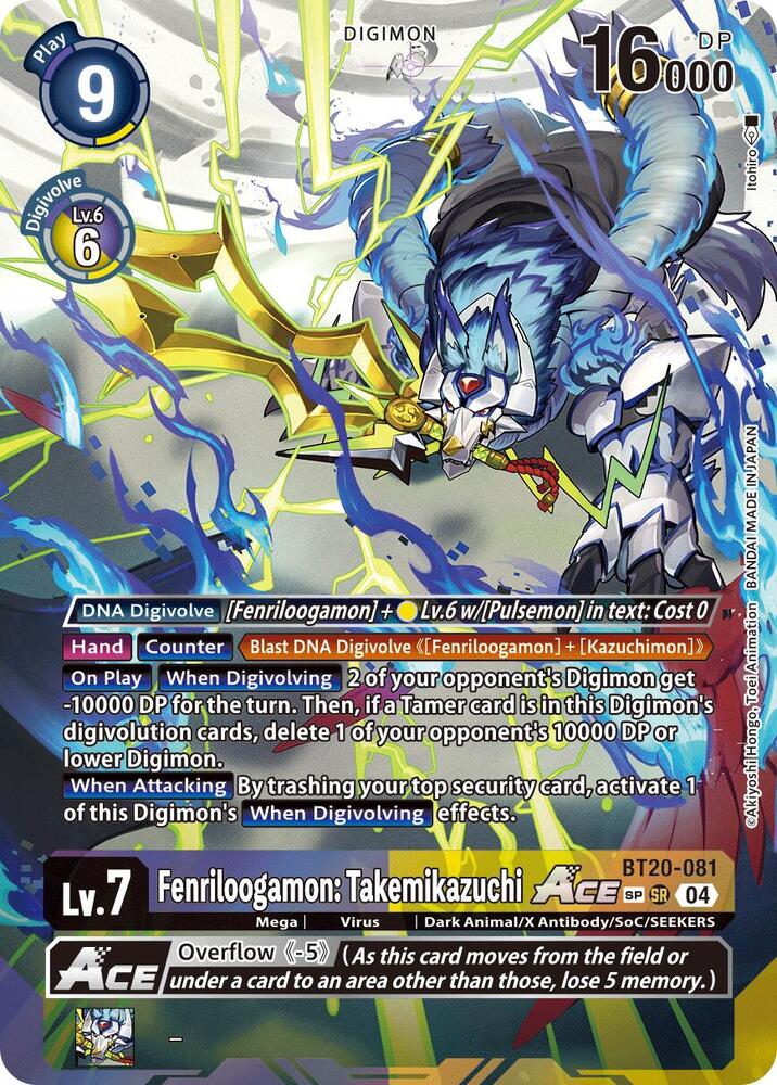 Fenriloogamon: Takemikazuchi ACE (Textured) card image