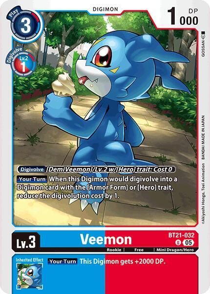 Veemon card image