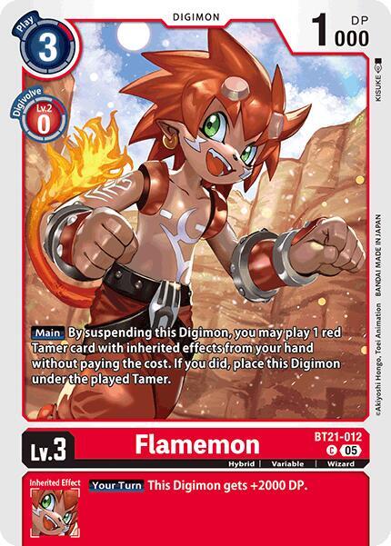Flamemon card image