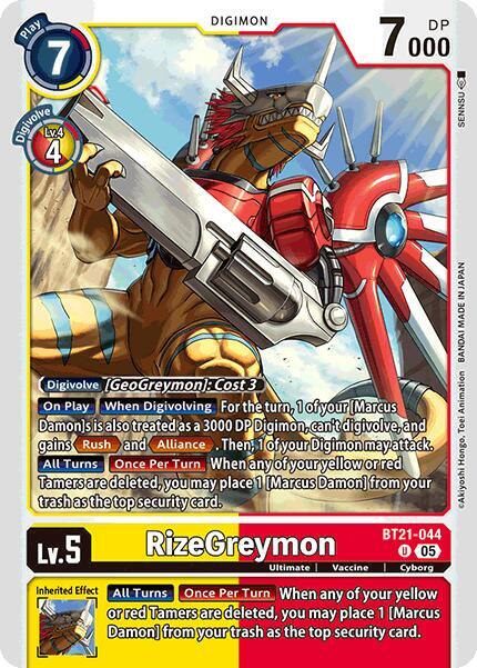 RizeGreymon card image
