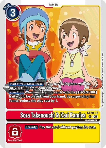 Sora Takenouchi & Kari Kamiya card image