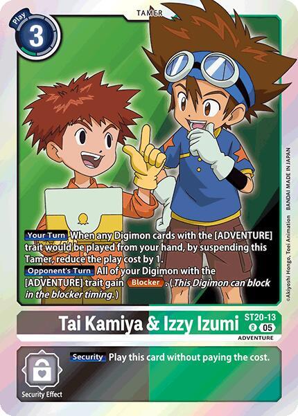 Tai Kamiya & Izzy Izumi card image