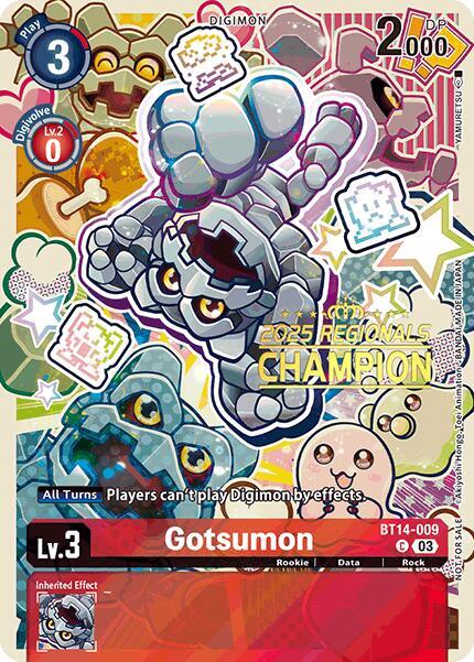 Gotsumon (2025 Regionals Champion) card image