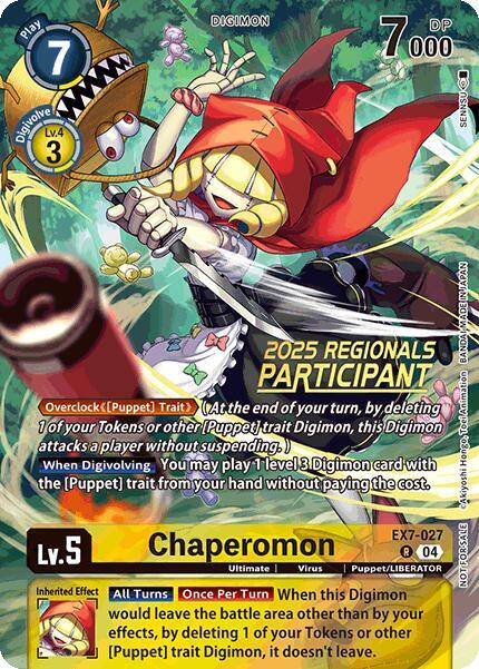 Chaperomon (2025 Regionals Participant) card image