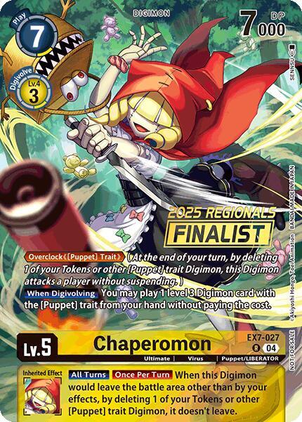 Chaperomon (2025 Regionals Finalist) card image