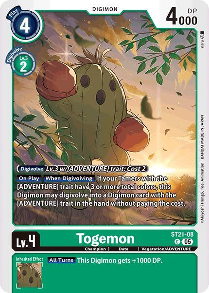 Togemon card image