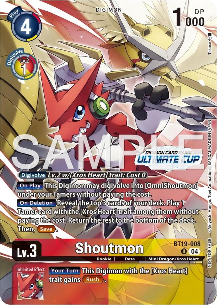 Shoutmon (Ultimate Cup 25-26 Season 1) card image