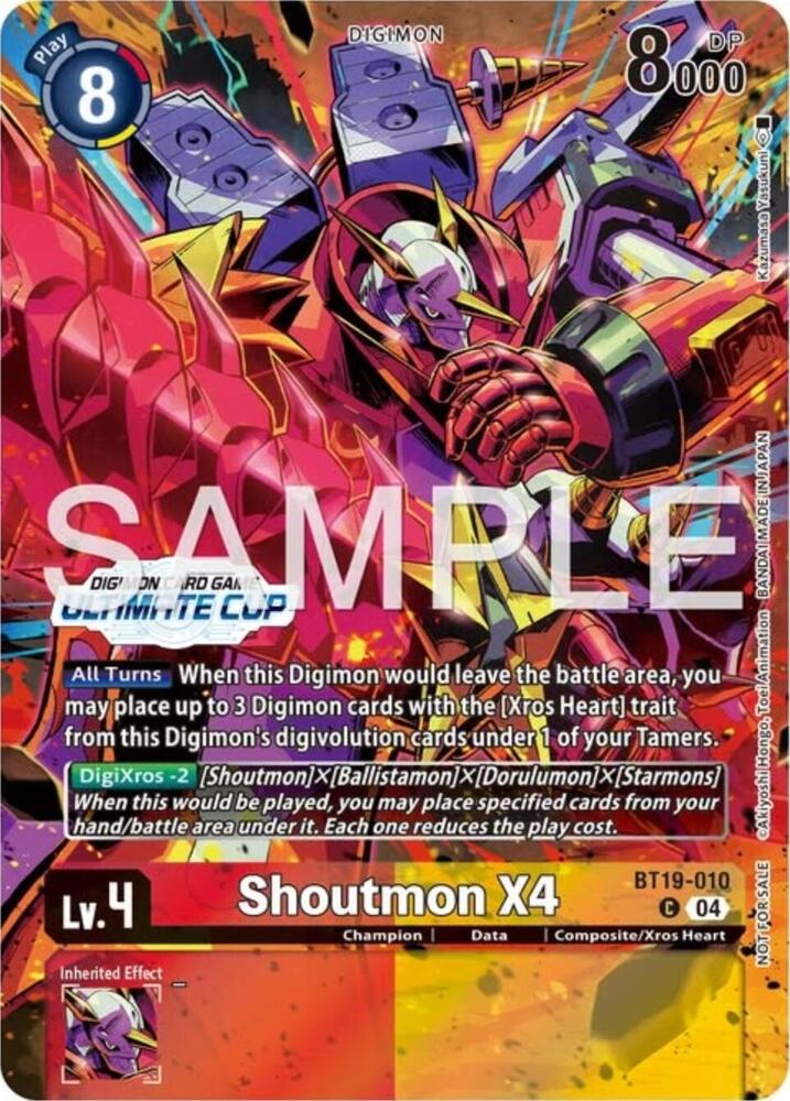 Shoutmon X4 (Ultimate Cup 25-26 Season 1) card image