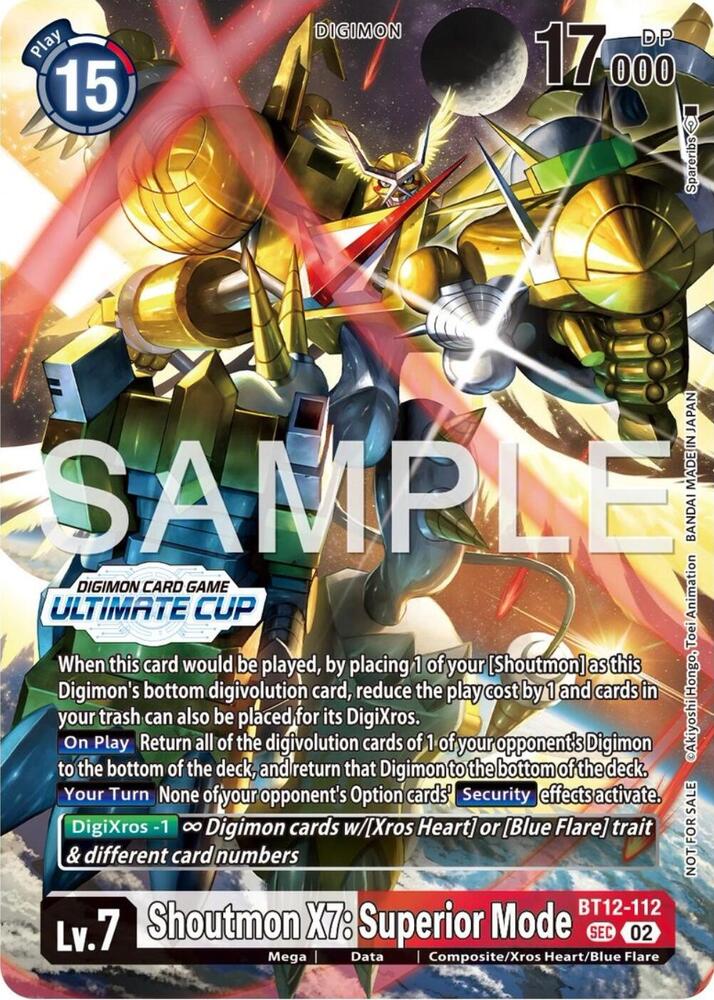 Shoutmon X7: Superior Mode (Ultimate Cup 25-26 Season 1) card image