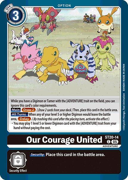Our Courage United card image