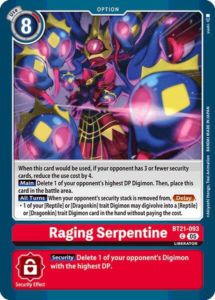 Raging Serpentine card image
