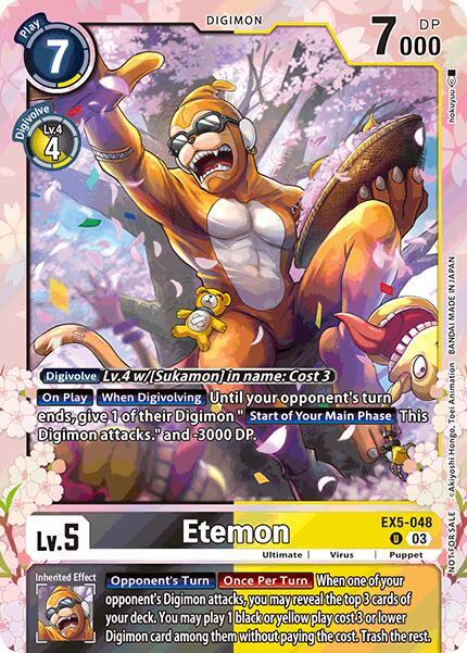 Etemon (Regulation Battle Vol. 1) card image