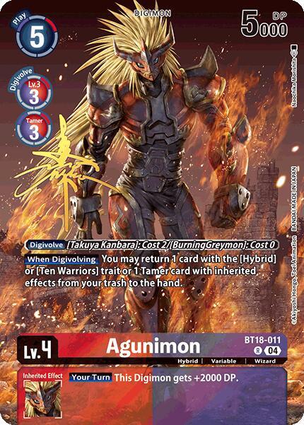 Agunimon (Rare Pull) card image