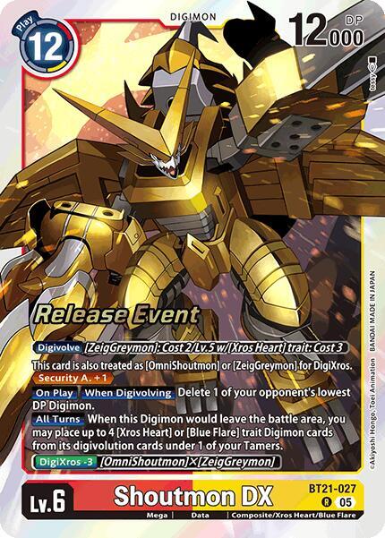 Shoutmon DX card image