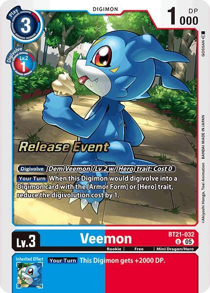 Veemon card image