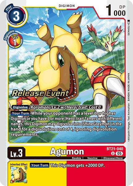 Agumon - BT21-040 card image