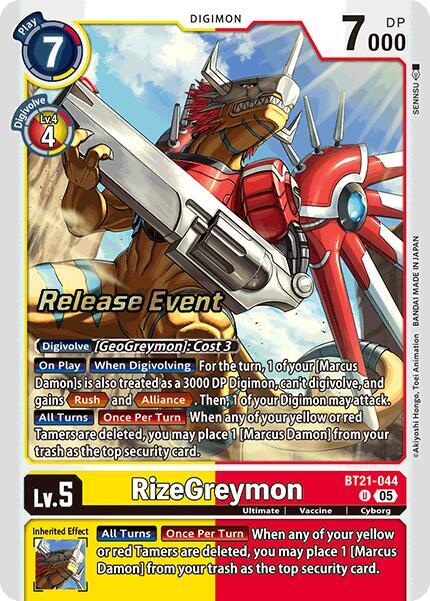 RizeGreymon card image