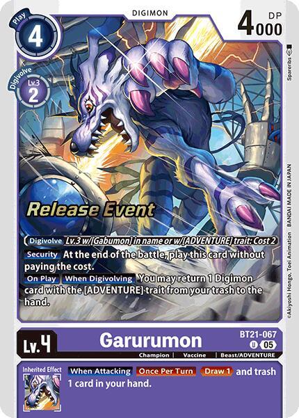 Garurumon card image