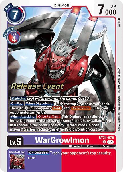 WarGrowlmon card image