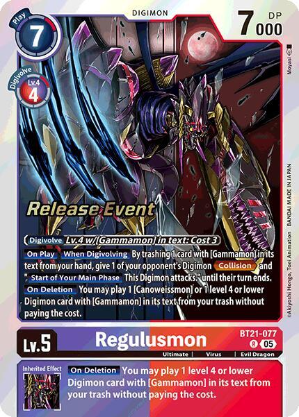 Regulusmon card image