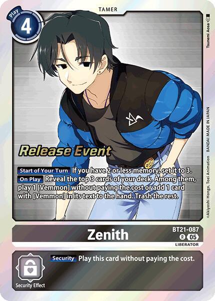 Zenith card image
