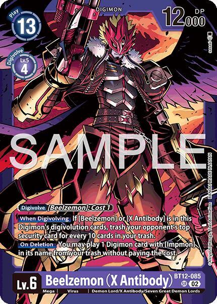 Beelzemon (X Antibody) card image
