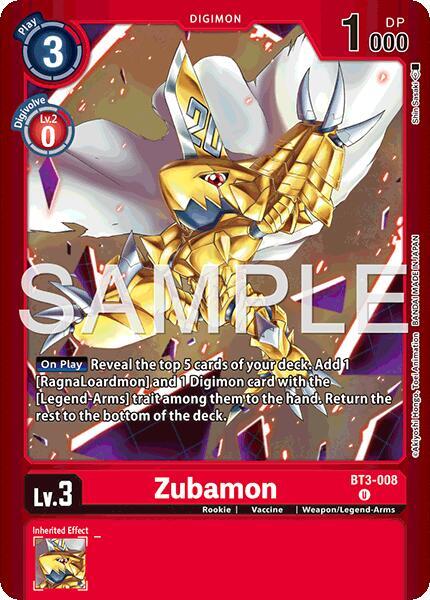 Zubamon card image