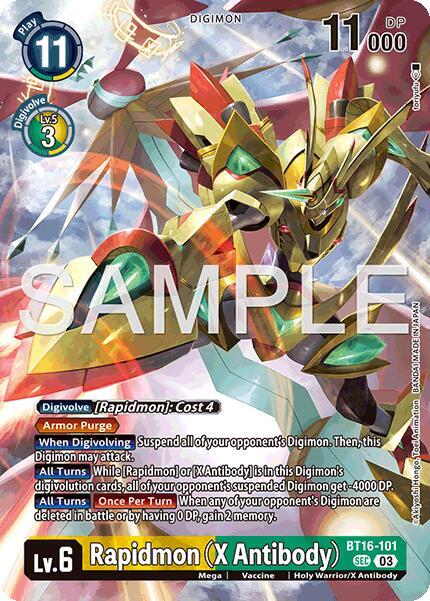 Rapidmon (X Antibody) card image