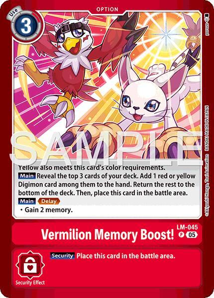 Vermillion Memory Boost! card image