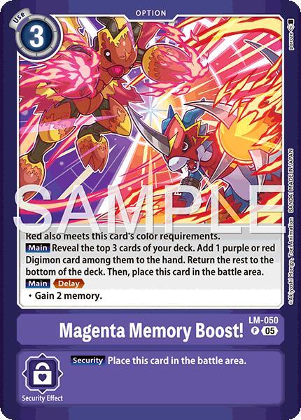 Magenta Memory Boost! card image