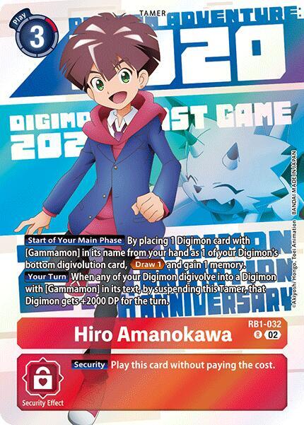 Hiro Amanokawa (Digimon Animation Series 25th Anniversary Set) card image
